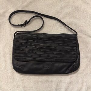 Lupo Black Crossbody or Shoulder Bag